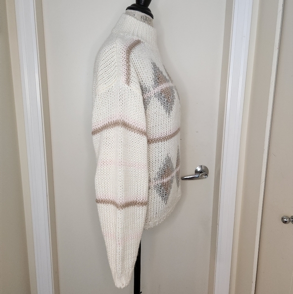 80s Scandanavian Winter Sweater - Picture 3 of 8